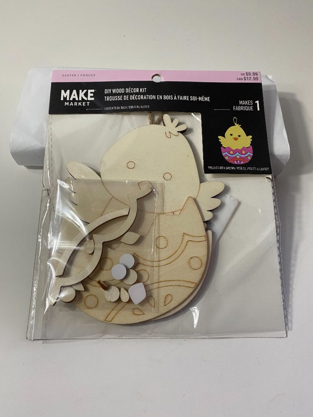 Make Market DIY Wood Decor Chick Kit